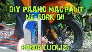 DIY Paano Magpalit ng Fork Oil / Honda Click 125 / Faito Fork Oil
