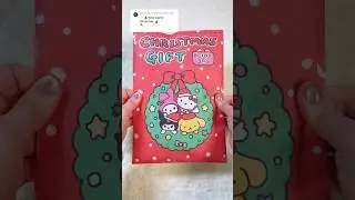 Christmas gift opening✨🎁🎄 Merry Christmas! 💗🥰💗 #ASMR #blindbag #paperdiy #sanrio