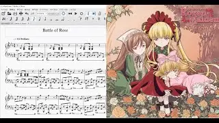 ローゼンメイデンOST - Battle of Rose ピアノアレンジ　楽譜