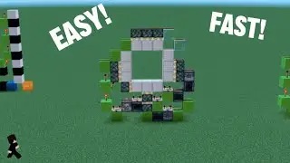 FAST 3x3 piston door | Tutorial | Bedrock Edition 1.21