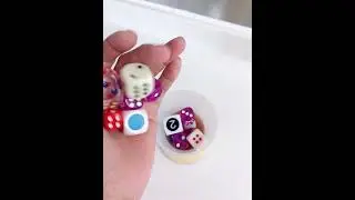 Dice dropping sound effect ASMR#satisfying#asmrsounds#asmr#dice#short