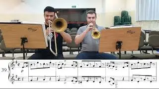 Arban's Duets | March #39 | Micael Tarsis (trumpet) Mateus (trombone)