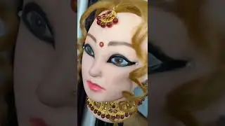 stylish and cute juda hairstyle for parties #hairstyle #snehamakeover #shorts #viralvideo