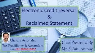 Electronic Credit Reversal and Reclaimed Statement