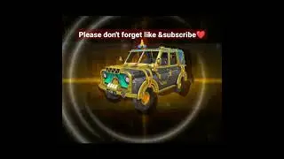 New UAZ Skin || Free Crate opening#shorts