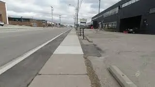 Orfus Road in Toronto has become a ghost town
