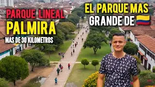 El Parque mas grande de Colombia Parque Lineal Palmira mas de 30 Kilómetros que recorren la ciudad