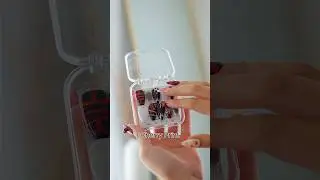 Handmade nails: Cherry Print #handmadepressonnails #nails #nailart
