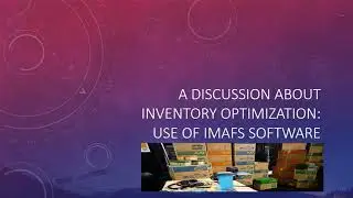 Inventory optimization with IMAFS software