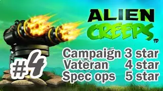Alien creeps TD level 04 || Android tower defense game