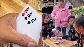 牌都不看就敢下20w，美女当场输了个精光！#浪仔勇哥 #远离赌博
