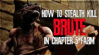 Resident Evil 4 Remake - How to Stealth Kill Brute in Chapter 5 Farm