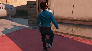 Female beats guard