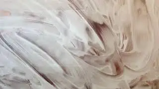 ASMR Low-fi Circular Motions with shaving cream (No Talking)