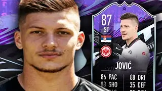 SOLID 🦾 87 WHAT IF JOVIC PLAYER REVIEW - FIFA 21 ULTIMATE TEAM