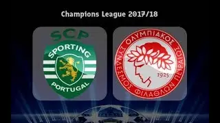 sporting SP olympiacos champions league 22/11/2017