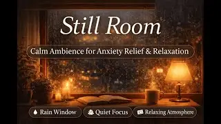 Still Room &mdash; Rainy Window | Calm Ambience for Anxiety Relief, Relaxation & Quiet Focus