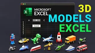 Insert Icons and 3D Models in Excel