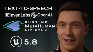 MetaHuman Real-Time Lip Sync with ElevenLabs & OpenAI TTS in Unreal Engine 5.6  (AI for NPCs)