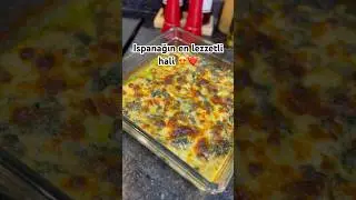 Muhteşem lezzetiyle ıspanak graten 😍❤️ #ıspanak#graten#spinach#pratiktarifler