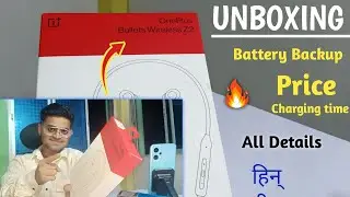 OnePlus Bullets Wireless Z2 Unboxing 🔥 About Wireless Bluetooth Neckband 👍 Hindi, Price, Battery