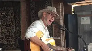 Michael McCloud with his song Schooner Wharf Bar Dog.