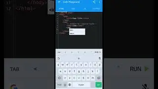 Example for required field in HTML 