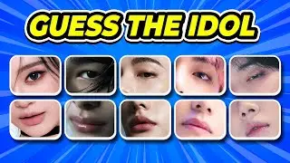 GUESS THE KPOP IDOL BY THEIR EYES & LIPS 👀👄 | KPOP QUIZ