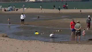 Warm Labor Day weather sends Bay Area residents to the beach
