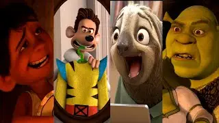 1 Second from 61 Animated Movies