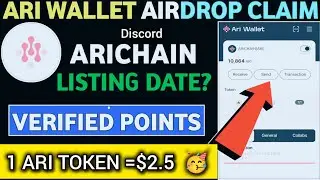 Arichain Token Airdrop | Ari Wallet Registration New Update | Ari Token New Update | Ari Token Price