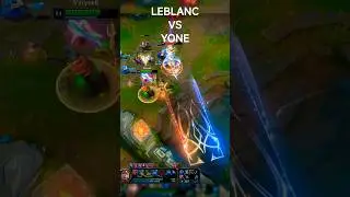 LEBLANC vs YONE #leagueoflegends #lolmemes #1v1 #leblanc #yone #rage