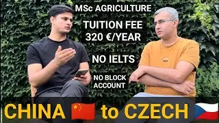 His Journey from China to Czech | International Students in Czech | Study Job & Life of Students