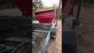 This overloaded dumpster ends with winch fire 🔥 
