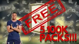 5 100K PACK FOR FREE! fifa 22