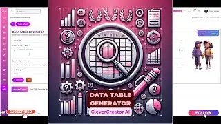 AI Data Table Generator FREE - CleverCreatorAI