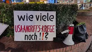 Ulm,09.01.2026 #demo f&uuml;r #frieden #freiheit #selbstbestimmung in #ulm - #live #livestream #0901