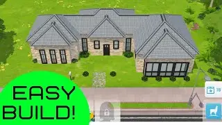 Sims Mobile Luxury Window Palace - Modern Mansion Build Walkthrough 2020