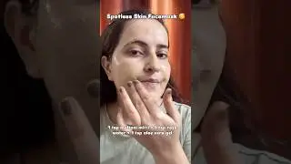 Spotless skin facemask ✨!! Glowing skin🥰!! #ytshorts #shorts #spotless glowingskin