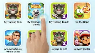 My Talking Tom, Tom 2 & Ben Join Hank Islands & Cut the Rope! Ultimate Fun on Hoo Gaming Zone!