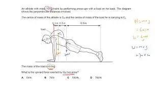 Moment and Equilibrium Questions Cambridge IGCSE/O level Physics 0625/0972/5054 Lesson 25 Part a