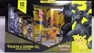I PULLED ONE! Pikachu & Zekrom GX Premium Collection Box