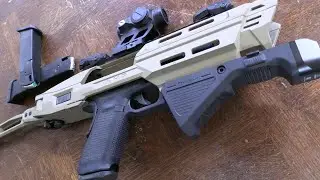 Présentation crosse AMP pour glock.