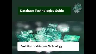 Evolution of database Technology