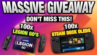 HUGE Steam Deck OLED & Lenovo Legion GO Giveaway TODAY! The Game Awards 2023