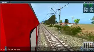 LHB Train Crossing | WCRv1 | Working Continue | New Texture & Unique Scenery Trainz Simulator