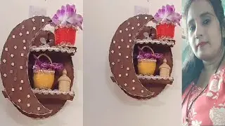 Waste Cardboard Wall Organizer Idea//Waste Out Of Best Cardboard Home Decor