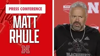 Nebraska Football Head Coach Matt Rhule meets with the media on Friday I HuskerOnline I GBR