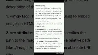 HTML Image Tag || HTML