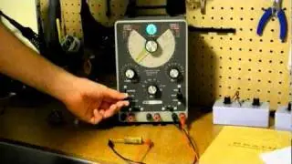 Проверка конденсаторов Heathkit IT-11